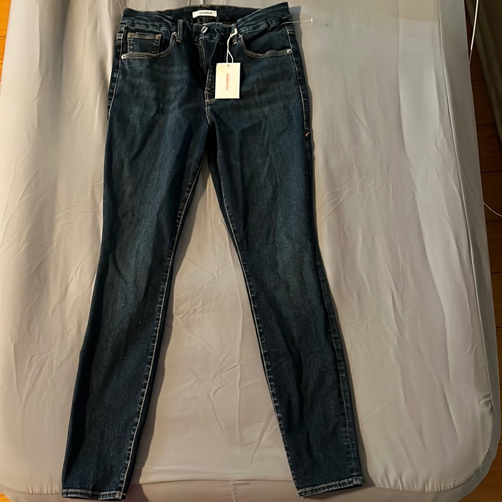 Good American Good Legs Crop Jeans size 8/29